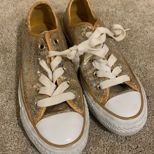 Sequin Converse WM 5.5 gold silver